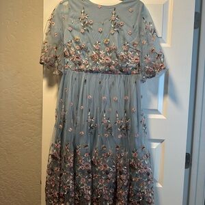 Baltic Born Blue Floral Women’s  Dress